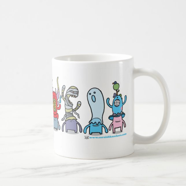 De Café A aldrava Cornish muitos assombrou a caneca dos (Direita)