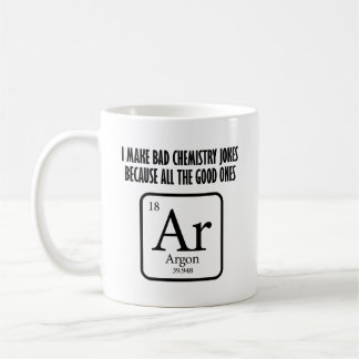 De Café A boa química graceja caneca engraçada do argônio