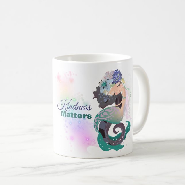 De Café A bondade importa a caneca clássica (Frente Esquerda)