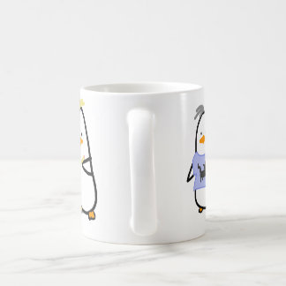 De Café A CANECA aleatória dos pinguins - 3 pássaros