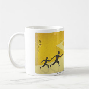 De Café A caneca branca clássica do arquétipo do mentor