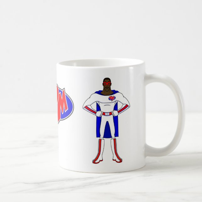 De Café A caneca branca clássica do Pai-Man (Direita)