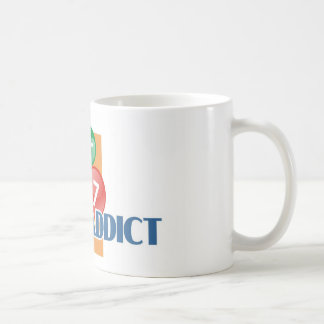 De Café A caneca branca do viciado do loto