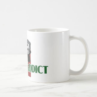 De Café A caneca branca do viciado dos excrementos