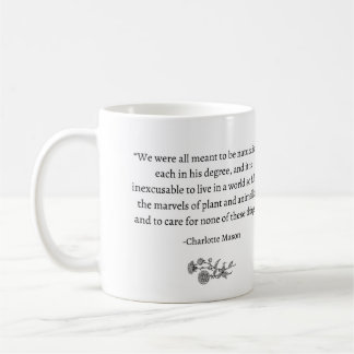 De Café A caneca Charlotte Mason, "Naturalistas"