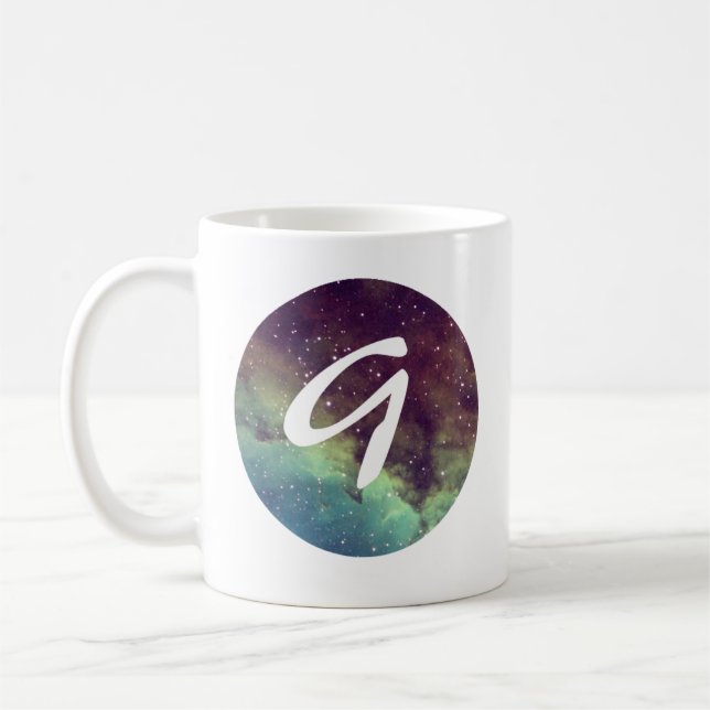 De Café A caneca conhecida da letra "G" com impressão do (Esquerda)