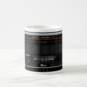 De Café A CANECA da OBJECTIVA - 85mm - PERSONALIZE o NOME