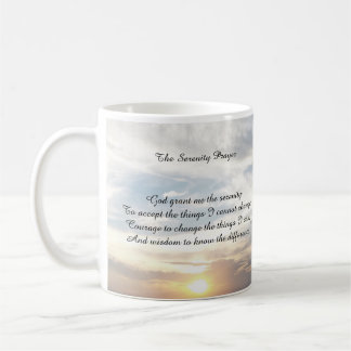 De Café a caneca da oração da serenidade