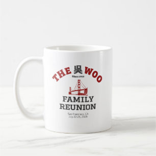 De Café A Caneca da Reunião da Família Woo
