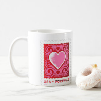 De Café A caneca do amor carimba para sempre