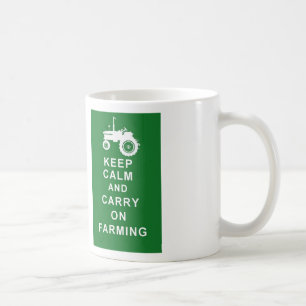 De Café A caneca do fazendeiro MANTEM-SE CALMO PARA
