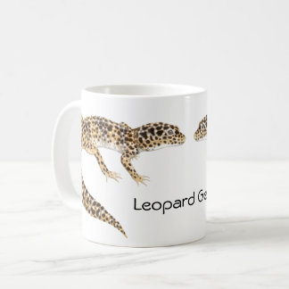 De Café A caneca do geco do leopardo