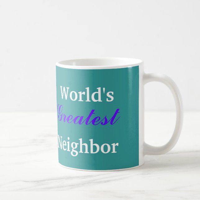 De Café A caneca do Grande Vizinho do Mundo (Direita)