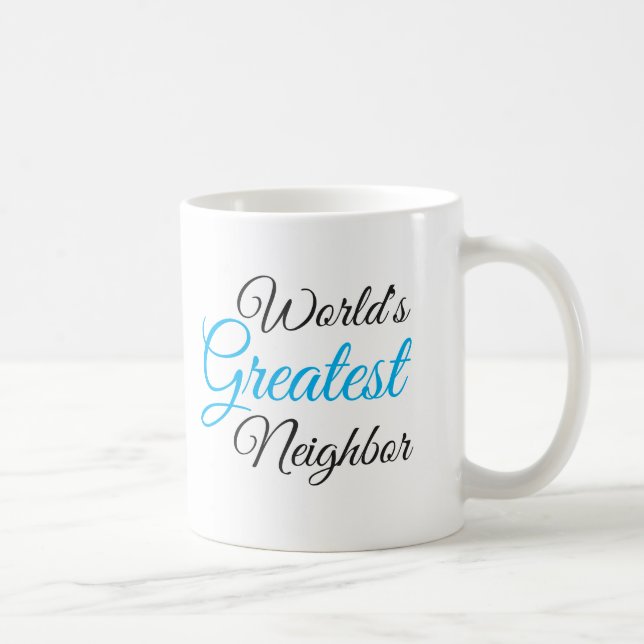 De Café A caneca do Grande Vizinho do Mundo (Direita)