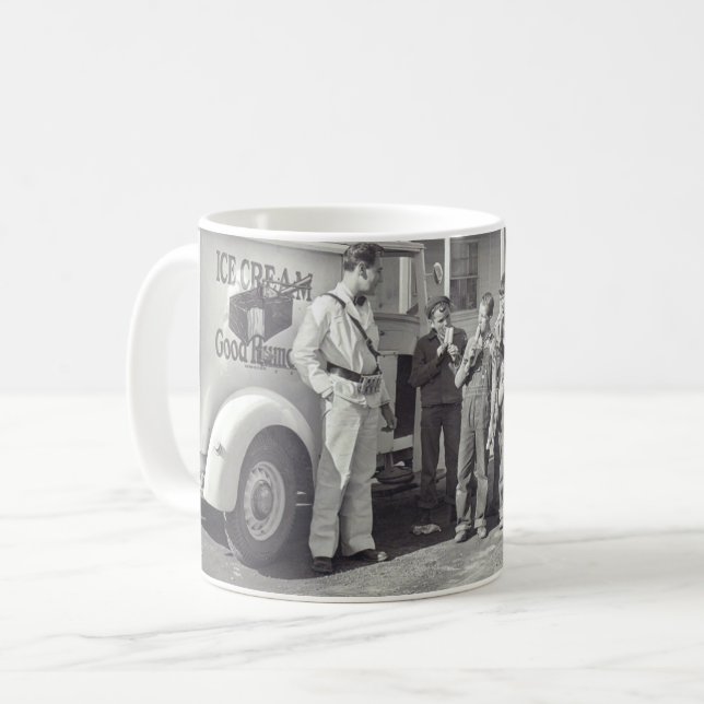 De Café A Caneca do Homem do Sorvete (Frente Esquerda)