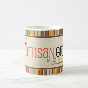 De Café A caneca do MEMBRO do grupo do artesão (genérica