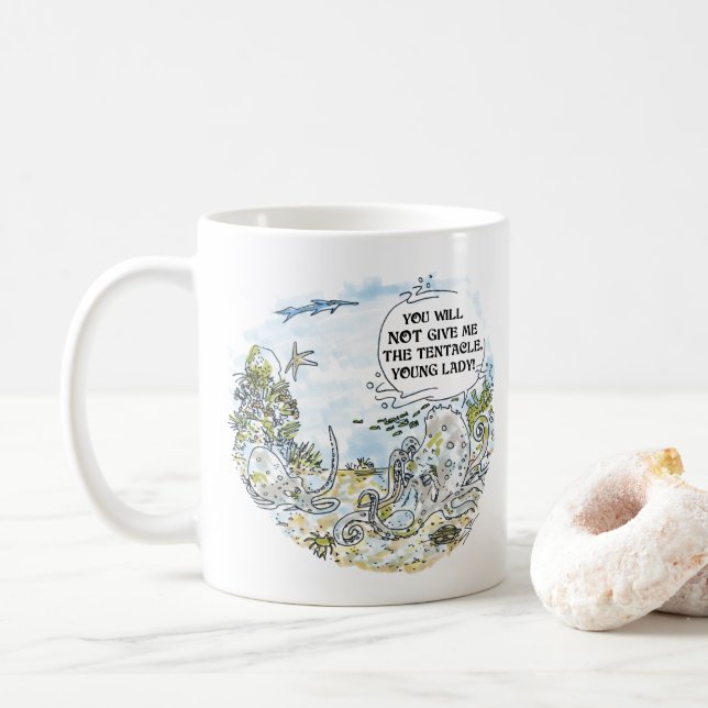 De Café A caneca do Tentacle (Com Donut)
