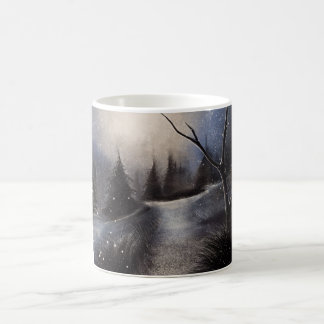 De Café A caneca do trajeto do inverno