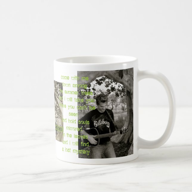 De Café A caneca dois das árvores do verão (Direita)