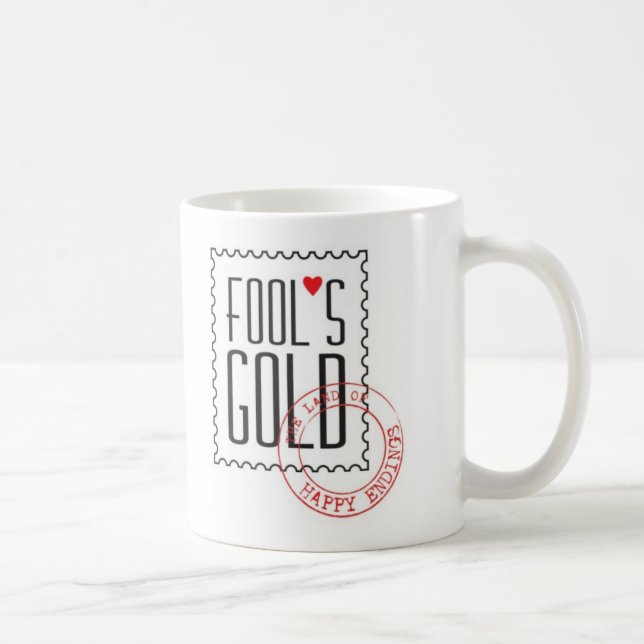 De Café A caneca Dourado do tolo (Direita)