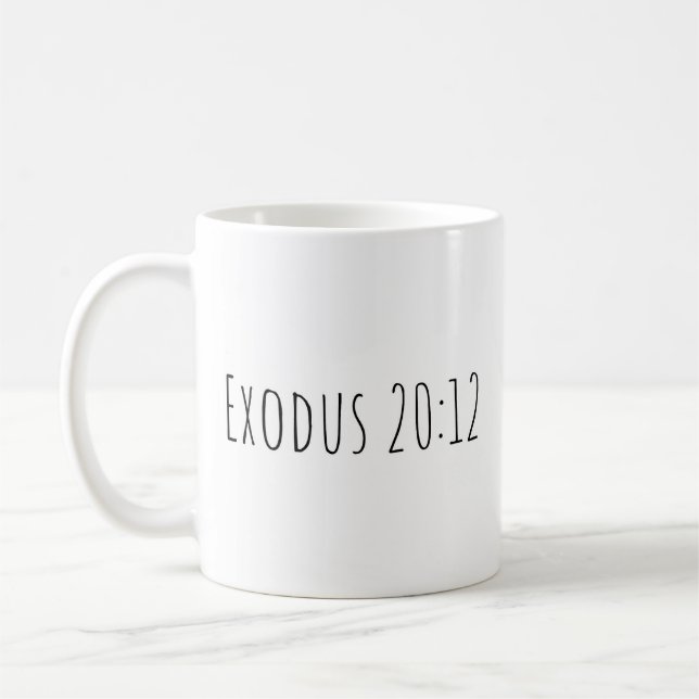 De Café A Caneca Êxodo 20:12 (Esquerda)