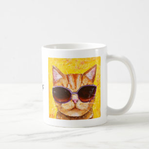 De Café A caneca feita sob encomenda do gato da caneca