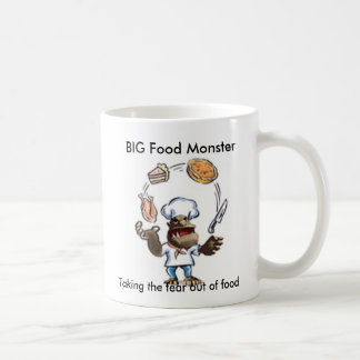 De Café A caneca GRANDE do monstro GRANDE da comida