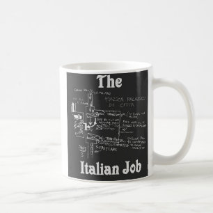 De Café A caneca italiana do mapa do trabalho
