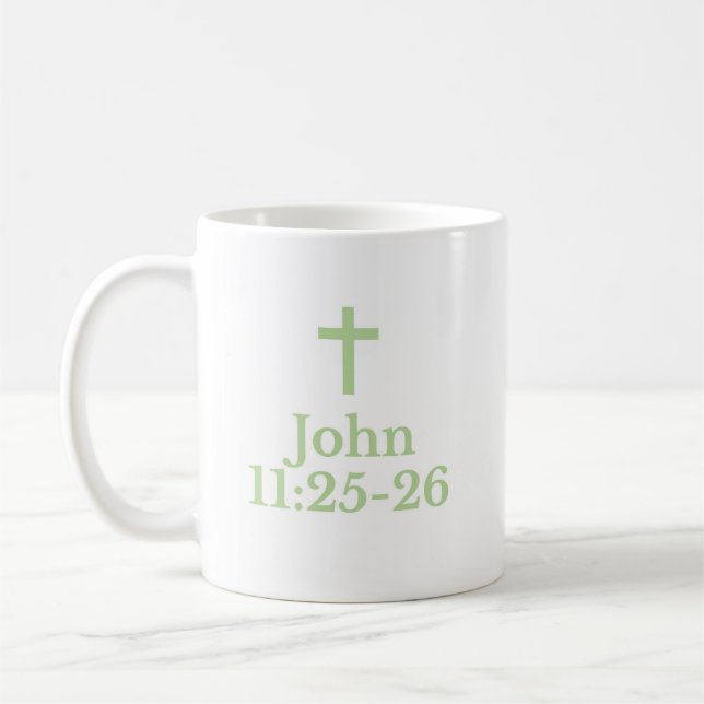 De Café A Caneca João 11:25-26 (Esquerda)
