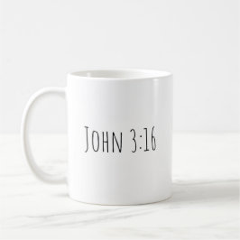De Café A Caneca "João 3:16"