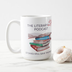 De Café A caneca Literária Life 15-oz