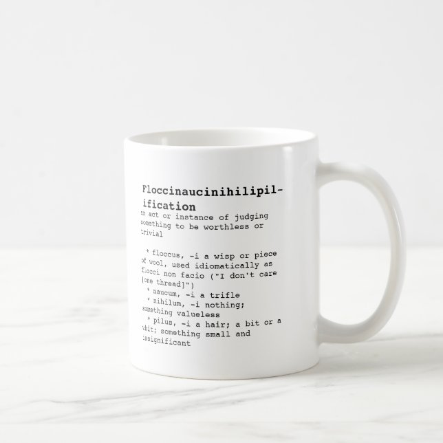 De Café A caneca livre do dicionário (Direita)