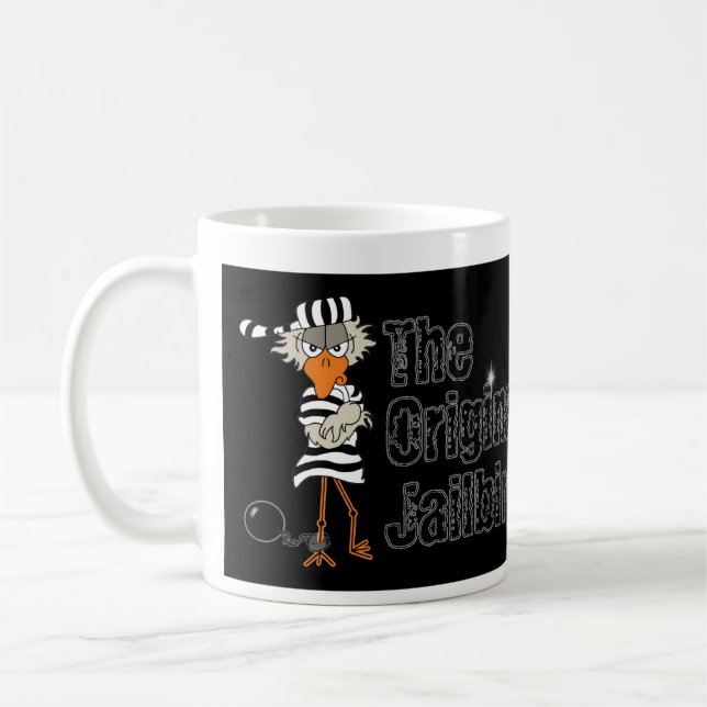 De Café A caneca original do Jailbird (Esquerda)