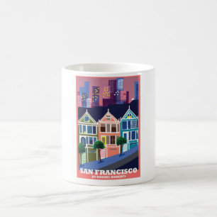De Café A caneca pintada do Victorian das senhoras