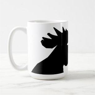 De Café A caneca preta do galo