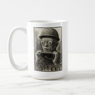 De Café A Caneca Radioativa Olhos Grandes Mutante