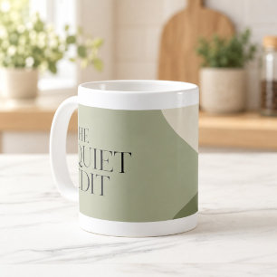 De Café A Caneca Serif Minimalista The Quiet Edit
