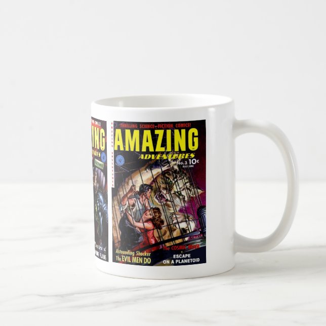 De Café A caneca surpreendente das aventuras (Direita)