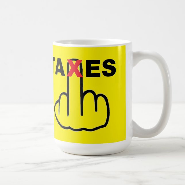 De Café A caneca taxa demasiado altamente (Direita)