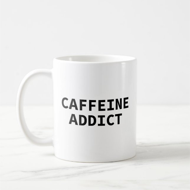 De Café A Caneca "Viciado em Café" (Esquerda)
