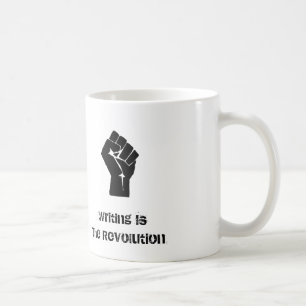 De Café A "escrita é caneca da revolução"