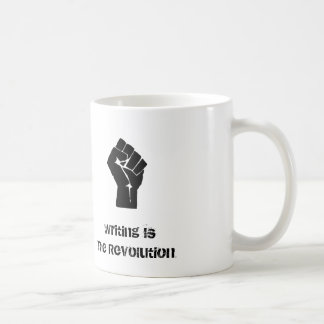 De Café A "escrita é caneca da revolução"