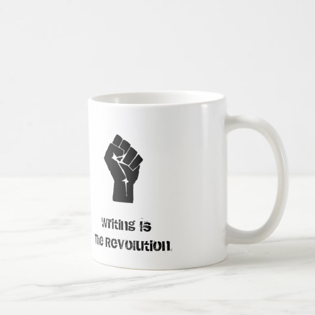 De Café A "escrita é caneca da revolução" (Direita)