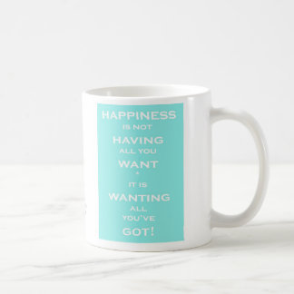 De Café A felicidade é ....... caneca -