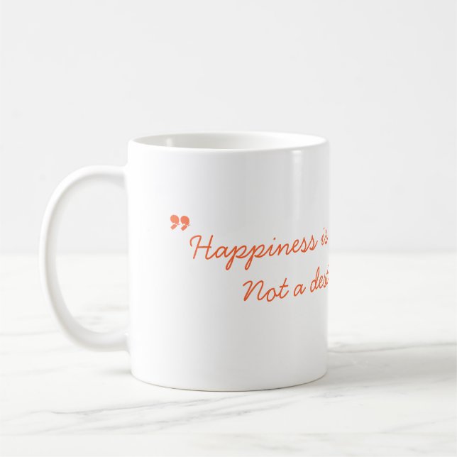 De Café A felicidade é uma caneca da viagem (Esquerda)