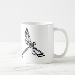 De Café A libélula Deirdre original J projeta a caneca