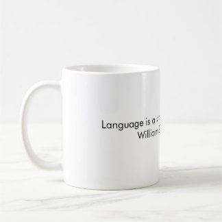 De Café A língua é um vírus do espaço, caneca das citações