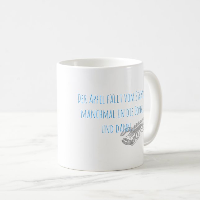 De Café A Maçã / Caneca Alemã (Frente Esquerda)
