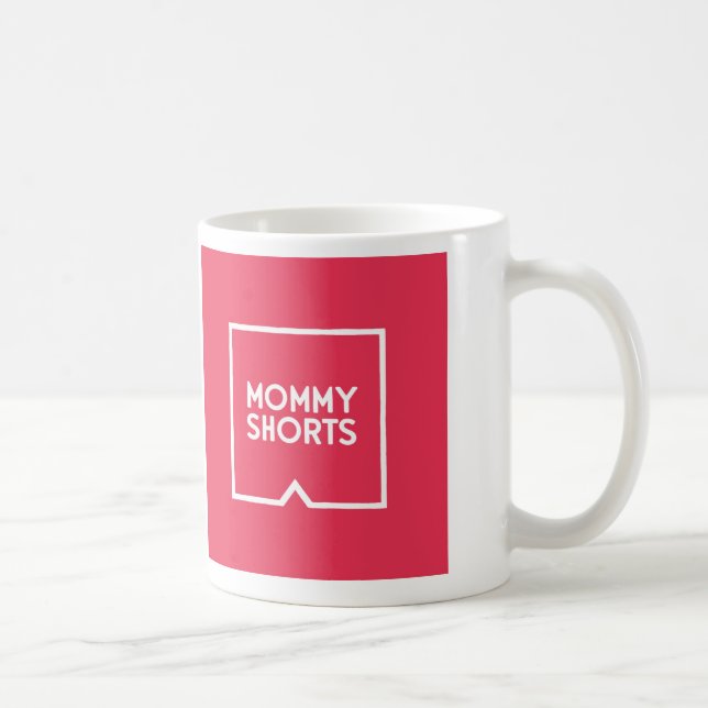 De Café A mamãe Shorts a caneca - vermelho (Direita)