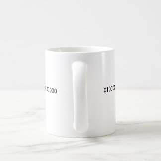 De Café A melhor caneca do código binário do pai